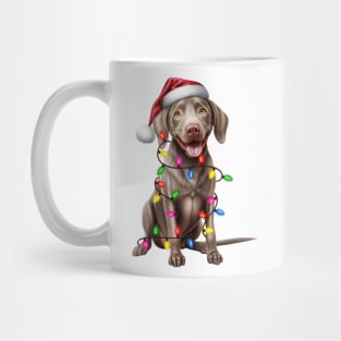 Christmas Weimaraner Mug